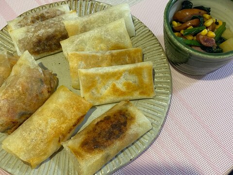 納豆好きに一度は食べて欲しい！納豆春巻き